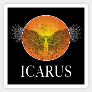 Vintage Icarus Wings And Sun Gifts Sticker